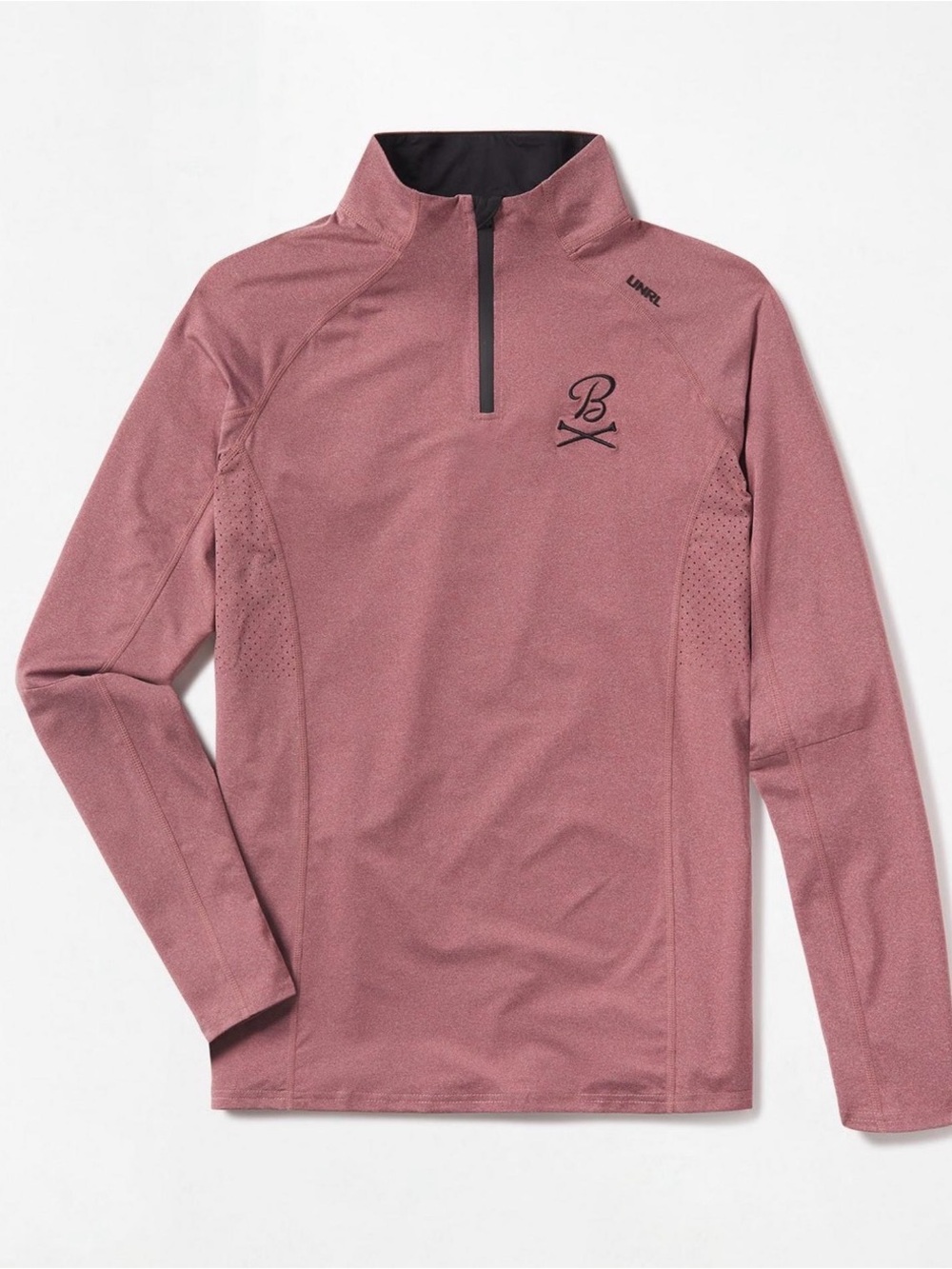 UNRL x Barstool Sports Golf Stride 1/4 Zip Pullover Men's XL Mauve/Dusty Rose